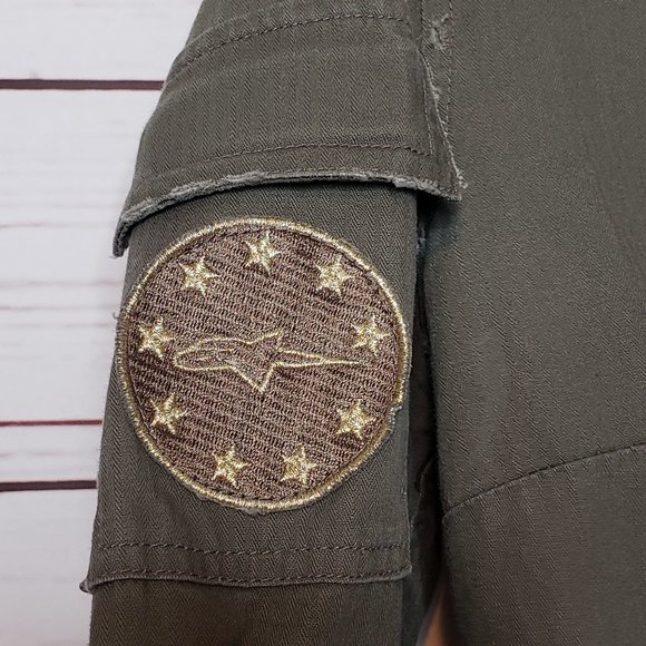 Alpinestars Olive Green Military Shirt Jacket - Picture 7 of 13